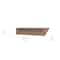 Small Natural Wedge Wood Floating Wall Shelf